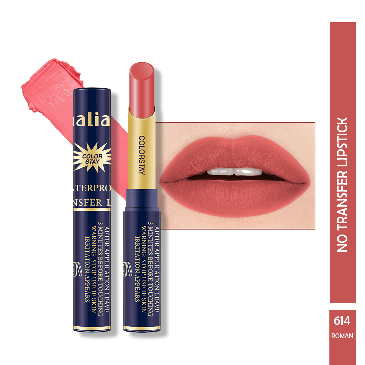 Maliao Colorstay Waterproof No-Transfer Lipstick - Maliao Makeup